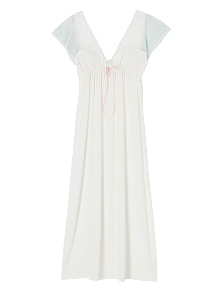 【MD×PJ】 カラーメルティパデットドレス