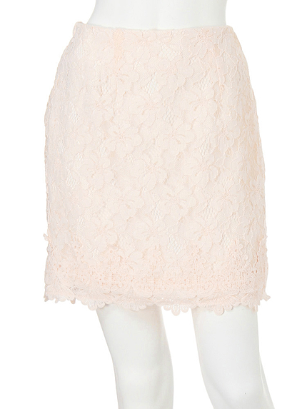 【DUO】 コードレースタイトスカート