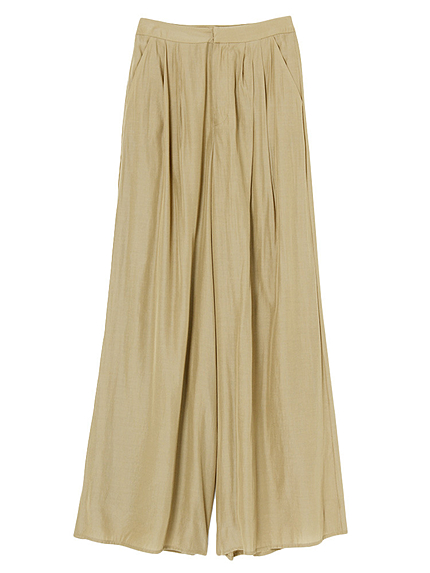 ウエストタックフレアパンツ