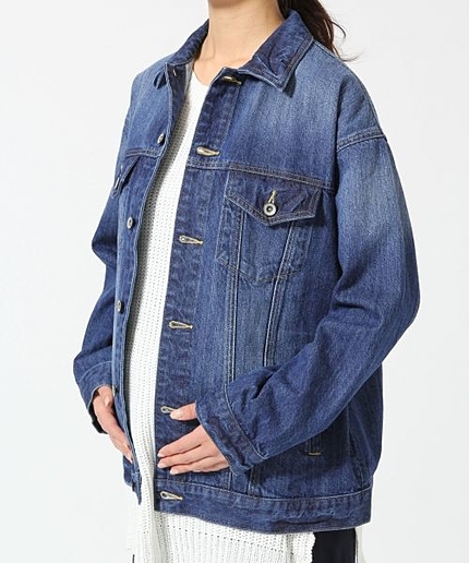 【店舗限定販売】マタニティ／デニムジャケット
