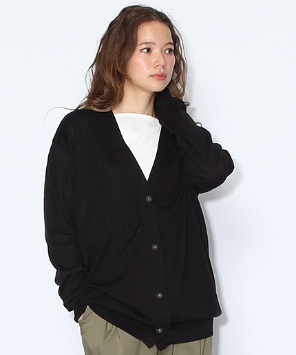 ハイゲージビッグカーディガン