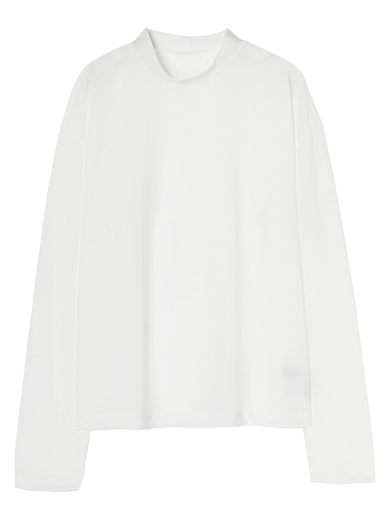 ハイネックSHEERトップス