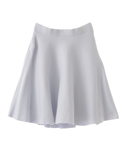 フレアニットミニスカート