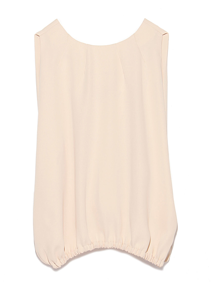 バックリボントップス