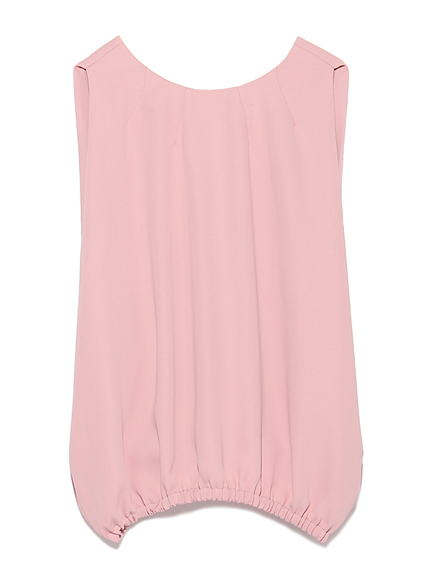 バックリボントップス