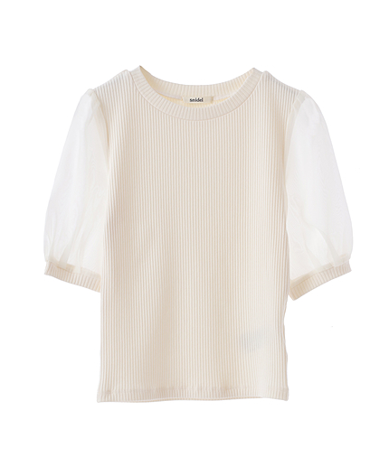 シースルースリーブカットTOPS