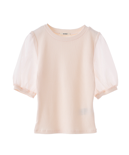 シースルースリーブカットTOPS