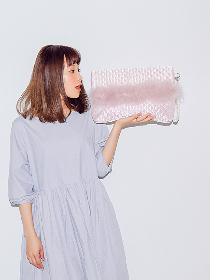 【高橋愛コラボ】マラボーキルティングクラッチ