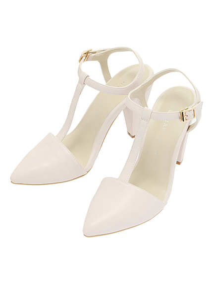 【GDS】 Tストラップポインテッドパンプス