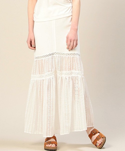 BY somedays lovin エンブロイダリースカート