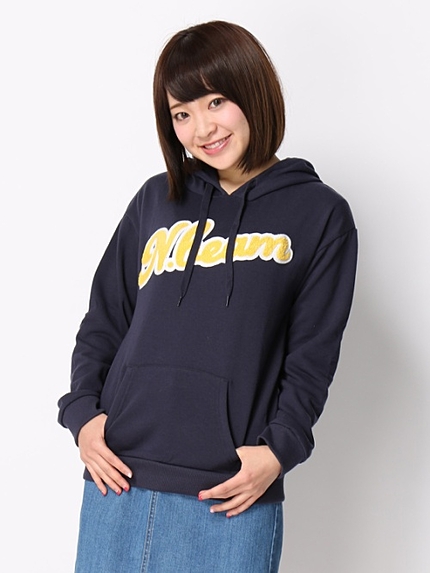 WEGO/ニコルビーム刺繍パーカー