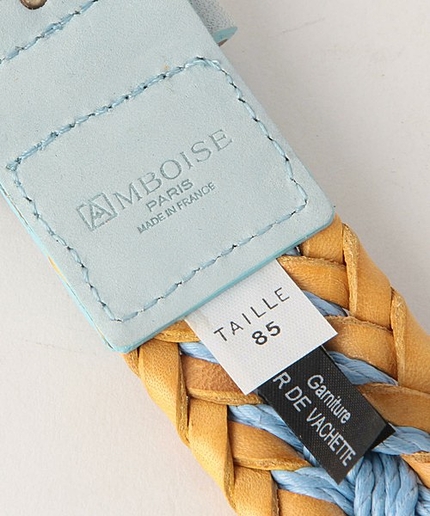 ＜AMBOISE（アンボワーズ）＞2トーン メッシュベルト