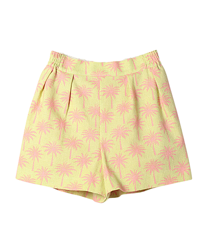 パームツリー柄ショートパンツ