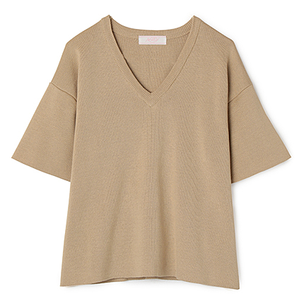 ミラノリブニットTシャツ