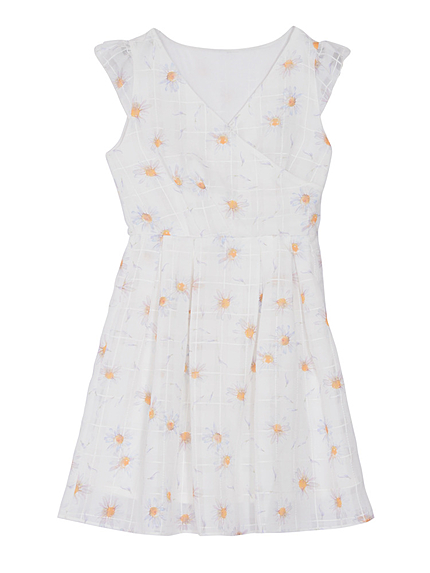 【WEB限定】マーガレットカシュクールワンピース