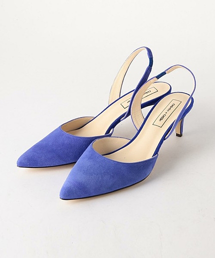 OID ポインテッドバックベルト パンプス55