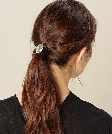 BYBC Navajo Design ターコイズコンチョ ヘアゴム