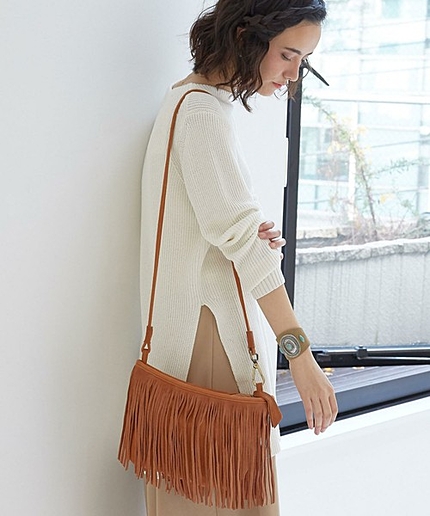 CF STREET LABEL フリンジショルダーバッグ