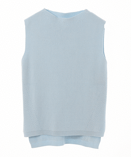 サイドスリットボトルネックノースリKT