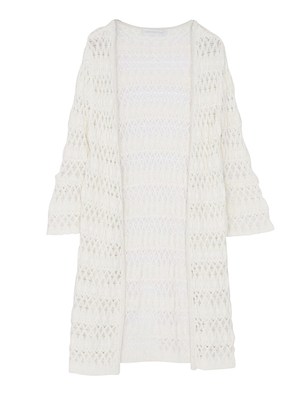 【DUO】 カギ針ニットガウン