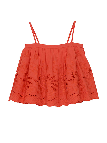 【DUO】 カットワークキャミブラウス