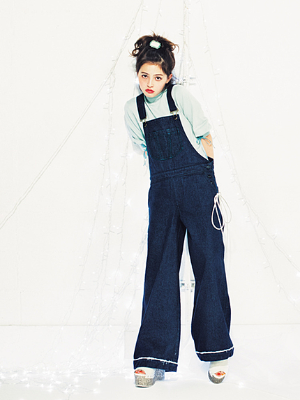 YURERUデニムオーバーオール
