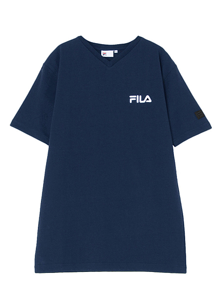 EMODA×FILA VネックTシャツ