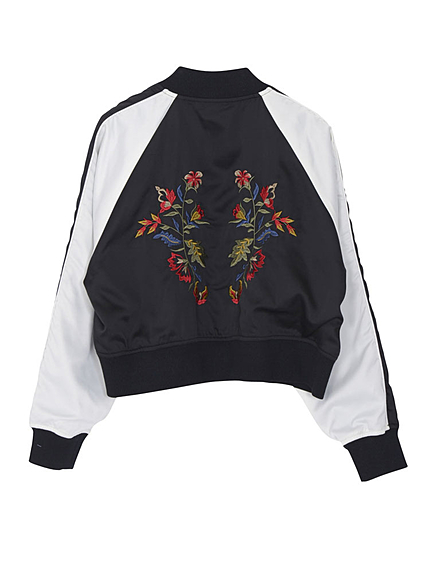 Flower embroideryブルゾン