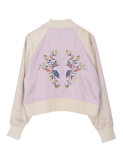 Flower embroideryブルゾン