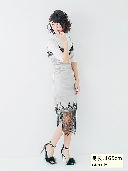 スピンドルキャミワンピース