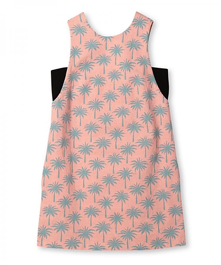 パームツリー柄ワンピース