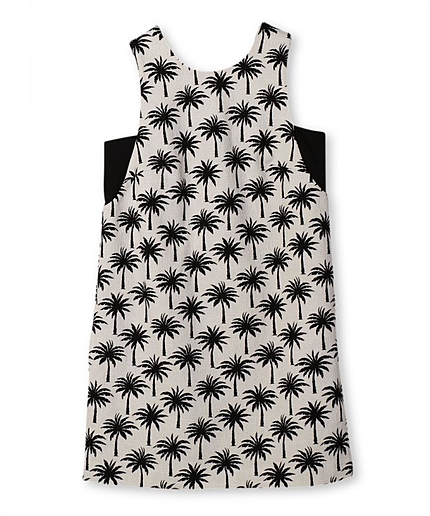パームツリー柄ワンピース