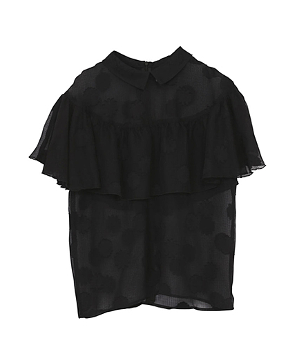 フラワーフリルブラウス