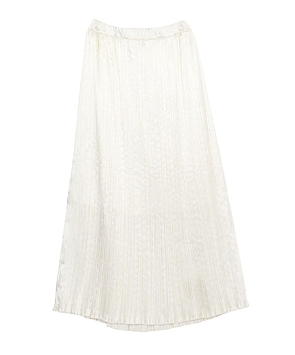 プリーツロングスカート