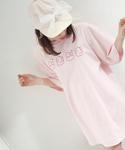 チュールリボンcap