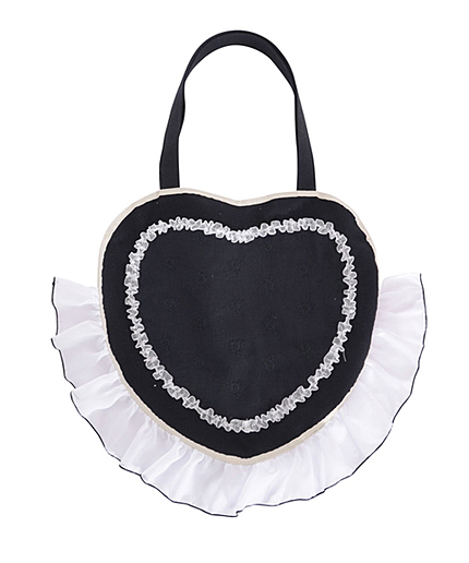 ハートフリルトート