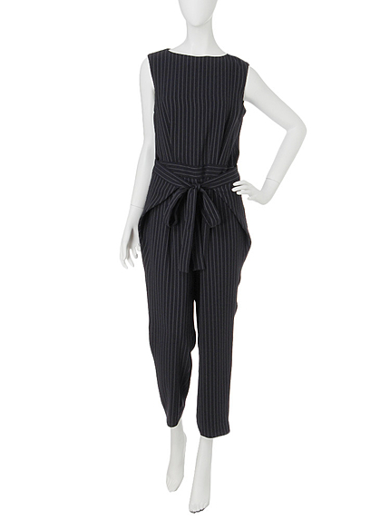 ストライプラップコンビネゾン