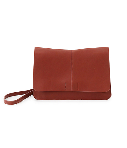 【2WAY】レザーライククラッチバッグ