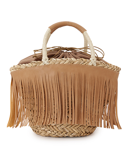 フリンジ付きバスケット