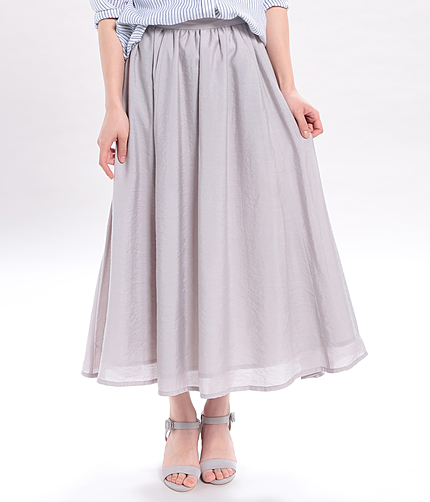 ギャザーマキシスカート