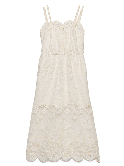 シェルレースドレス