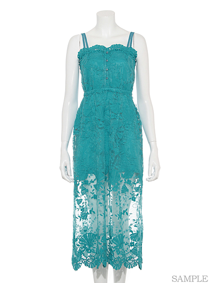 シェルレースドレス