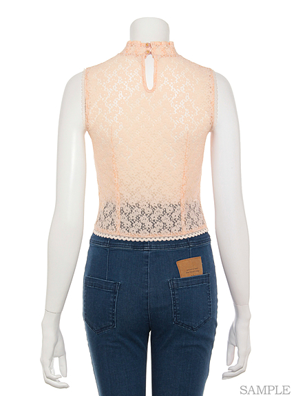 レースタンクトップ