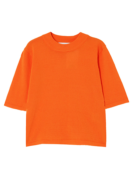 半袖ちびニット