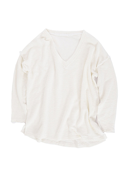 【Casual】ガーゼ裏毛プルオーバー