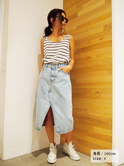 【Casual】マルチボーダーポケットT/T