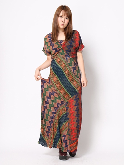 WEGO/ワンピース INDIA サイズ表記 L エスニック柄