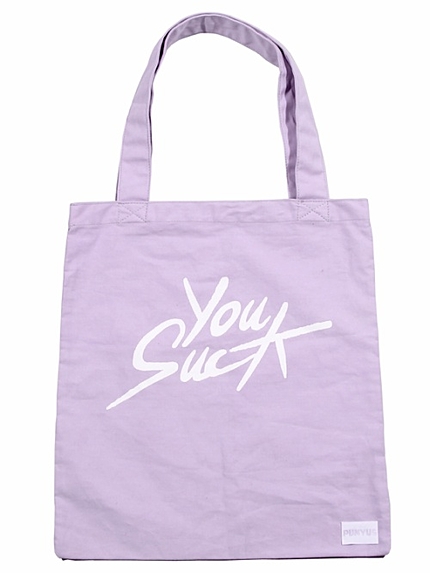 PUNYUS/YouSuckトートバッグ