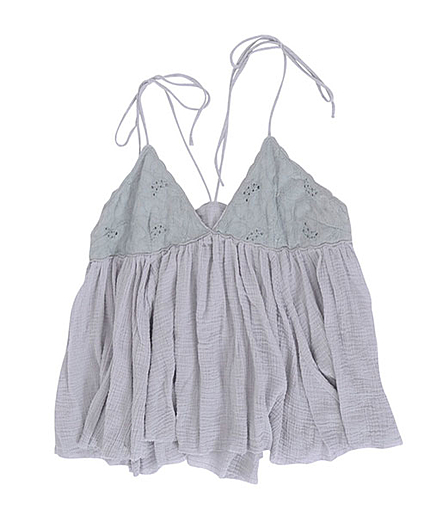 【Lady like】レース刺繍コンビキャミ