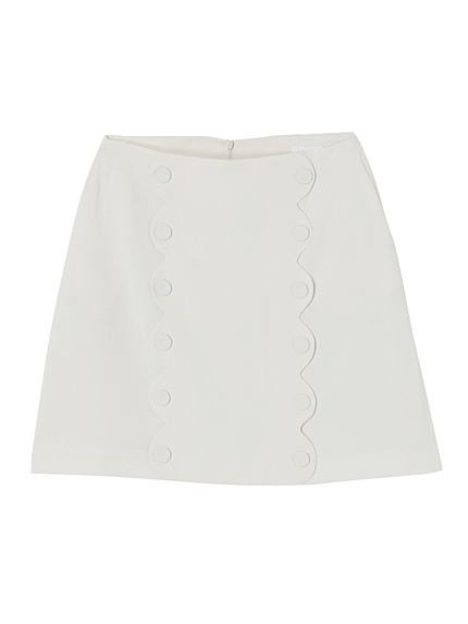 スカラップ台形スカート